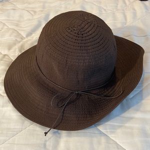 Peter Grimm True Character wide brim packable sun hat EUC